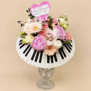 Эффектный каркасный букет "Нежная мелодия" — фото 1