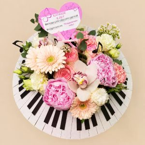 Эффектный каркасный букет "Нежная мелодия" — фото 4