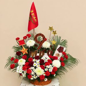 Торжественная корзина к Празднованию Дня Победы — фото 1